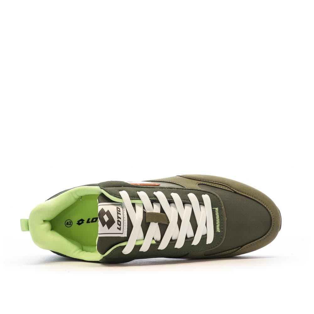Baskets Kaki/Blanche Homme Lotto Twenty 5 4