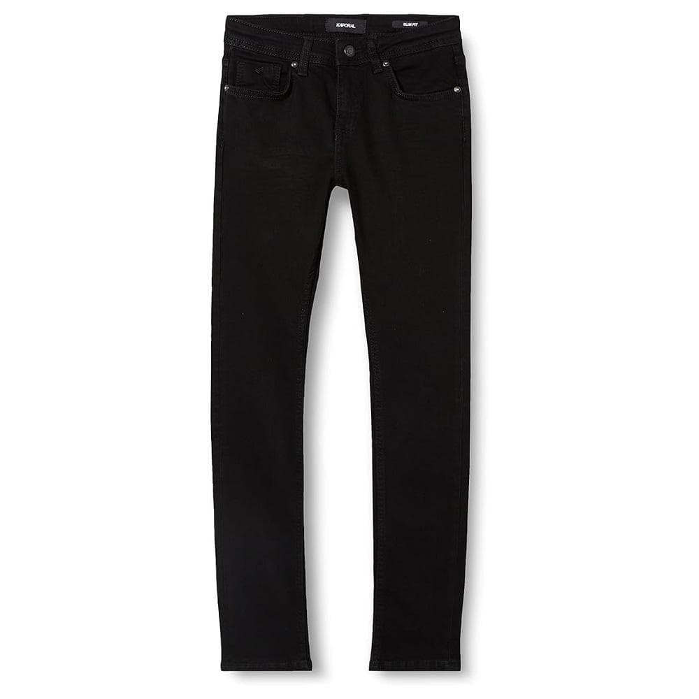 Jean Slim Noir Garçon Kaporal CEGOH 1