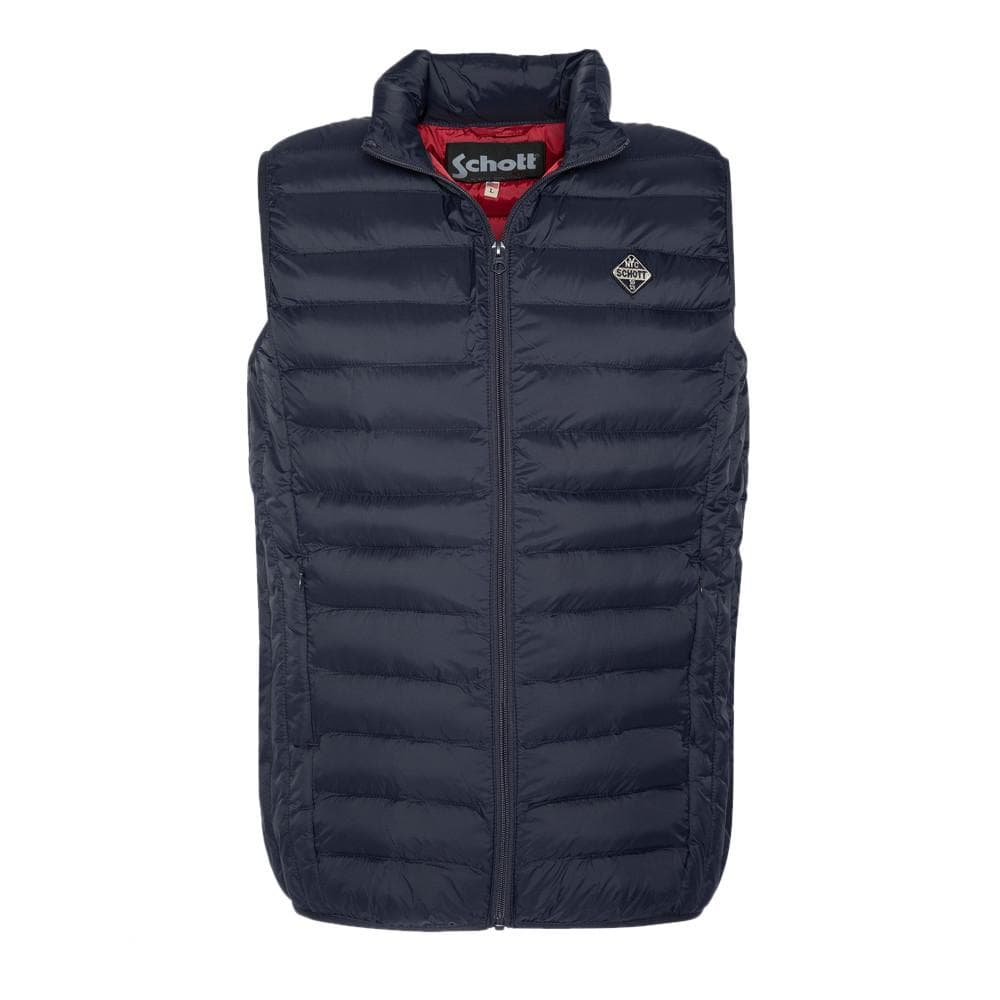 Doudoune Sans Manche Marine Homme Schott Land 1
