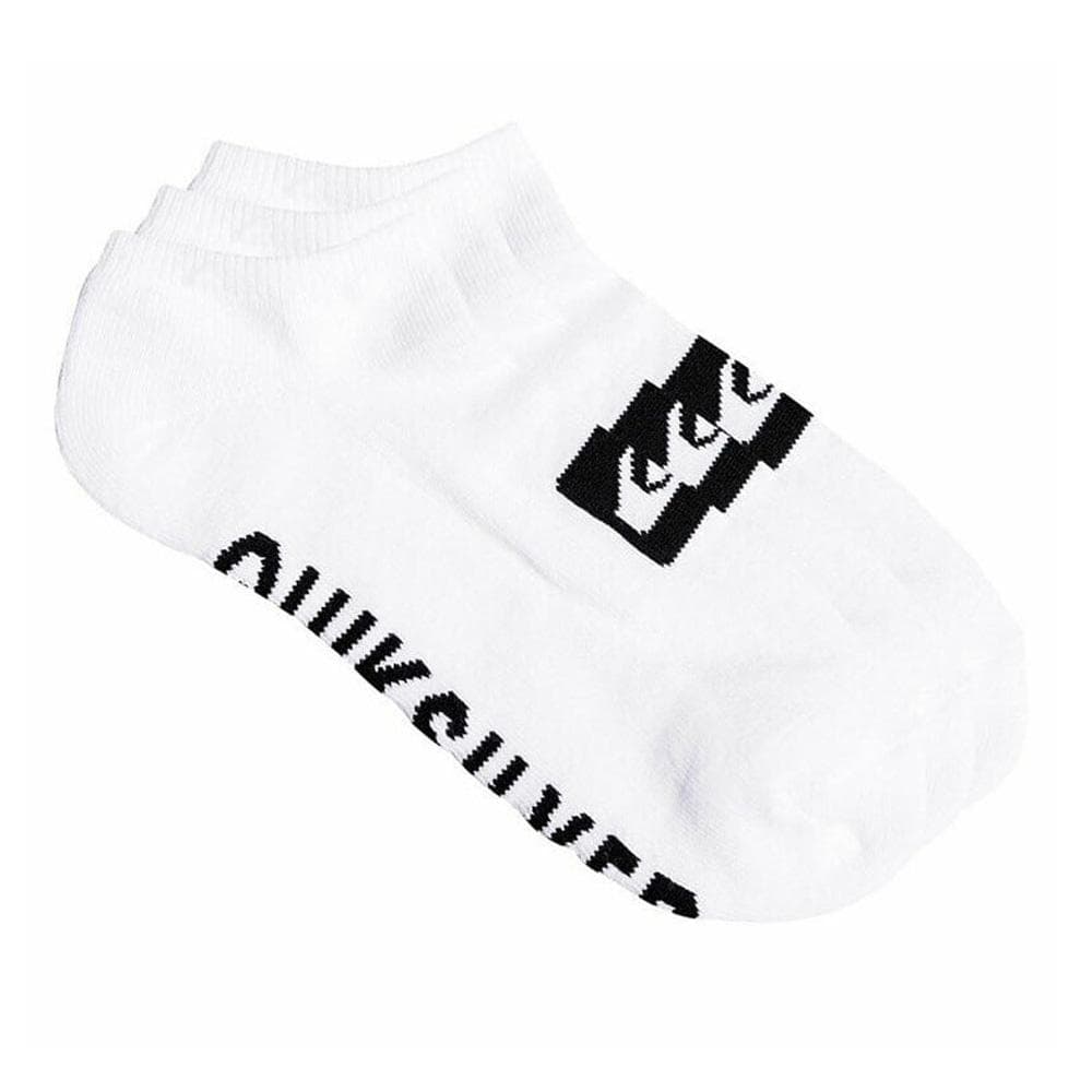 x3 Chaussettes Blanches/Noires Homme Quiksilver 3ankle 1