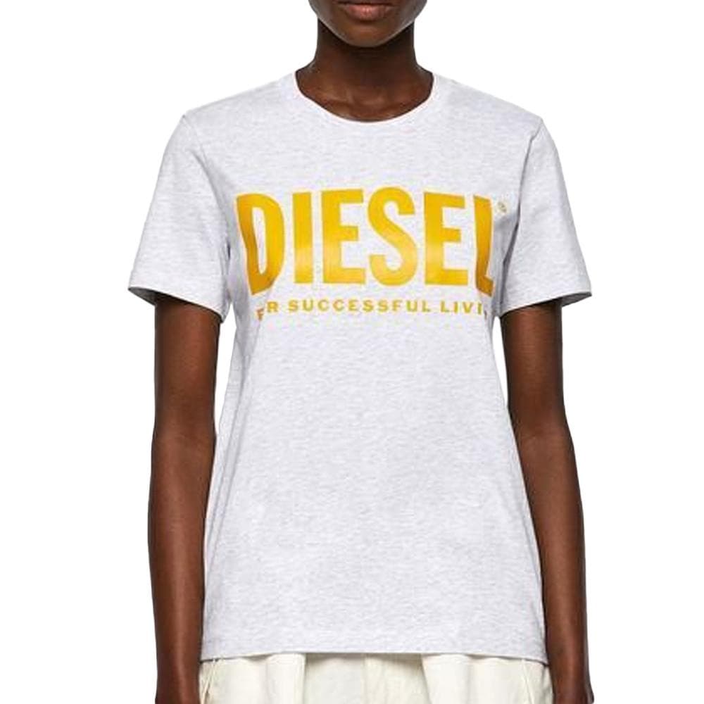 T-shirt Gris Chiné Femme Diesel Sily 1