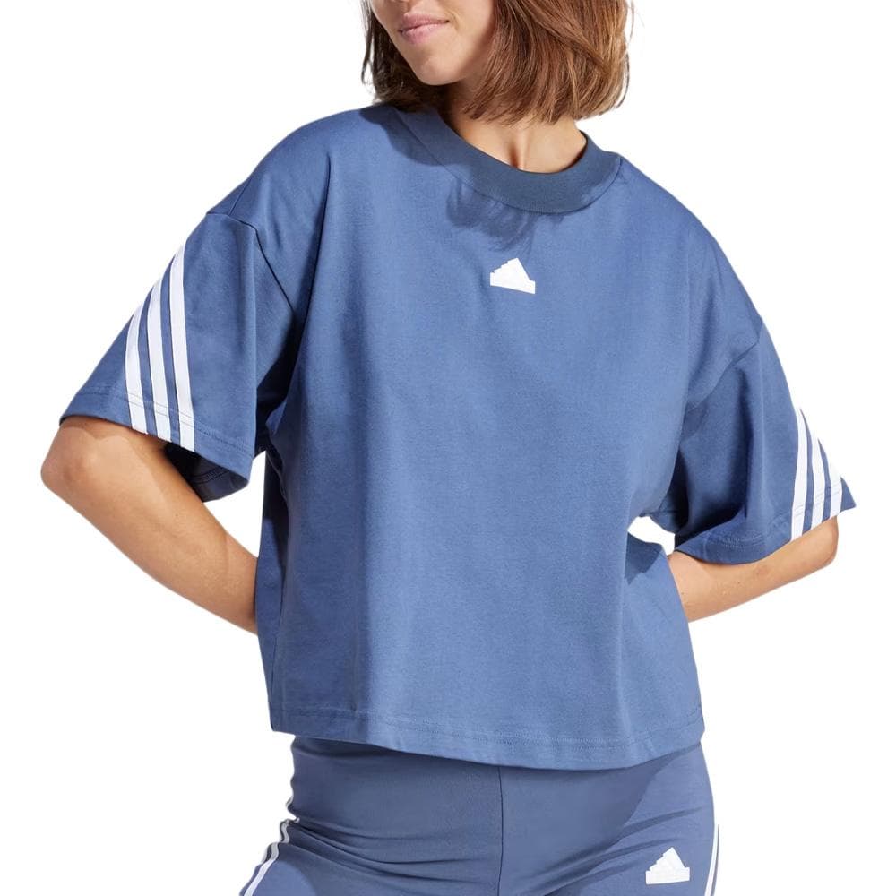 T-shirt Bleu Femme Adidas W Fi 3s Tee 1