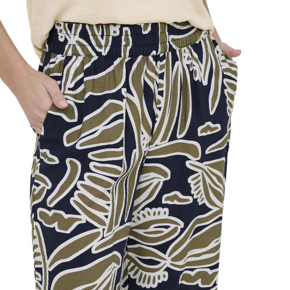 Pantalon Fluide Kaki/Marine Femme JDY Troya 3