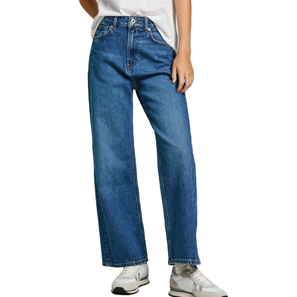 Jean Bleu Droit Femme Pepe jeans Pjl L D 1