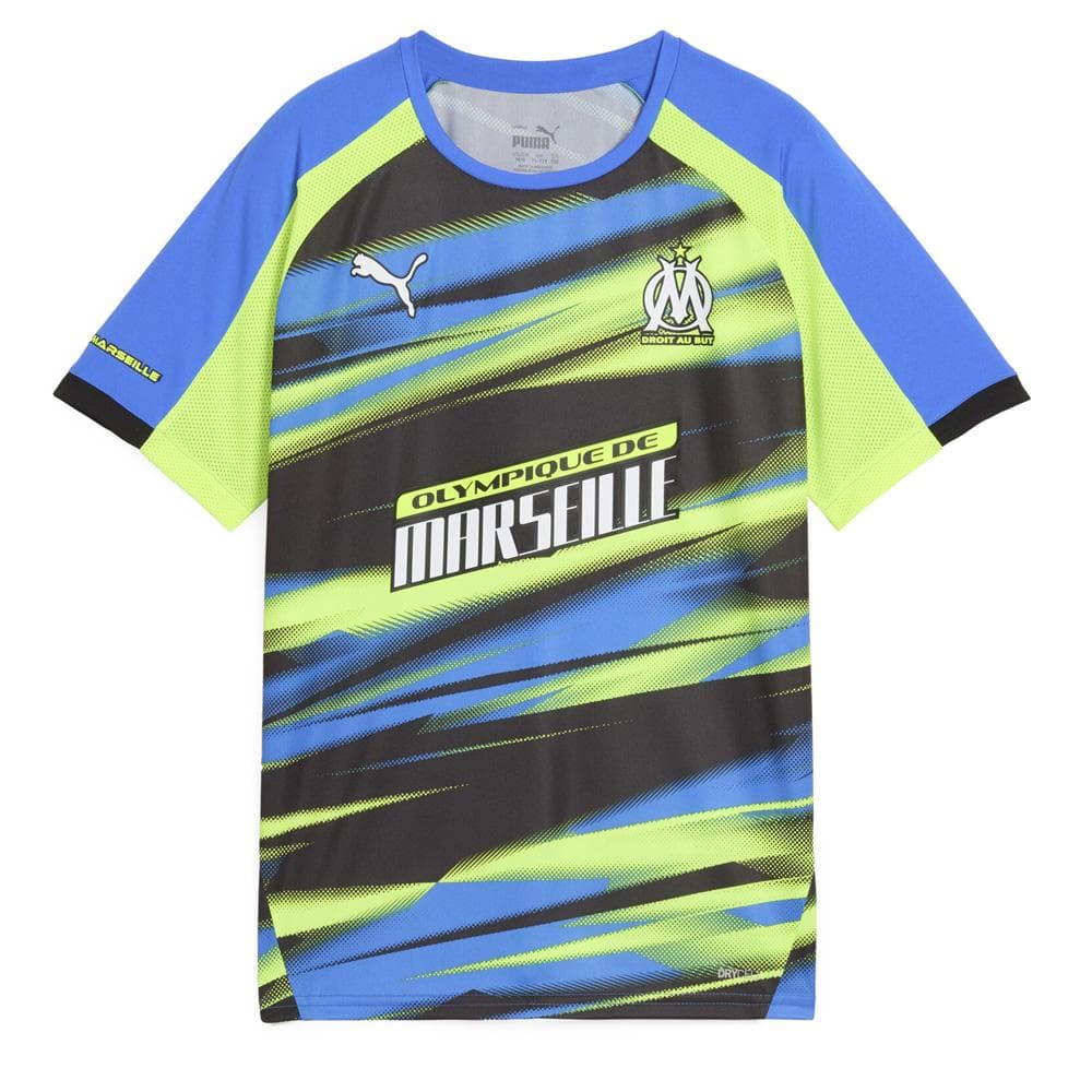 Maillot de Football Bleu/Vert Mixte Puma Om Faster 1
