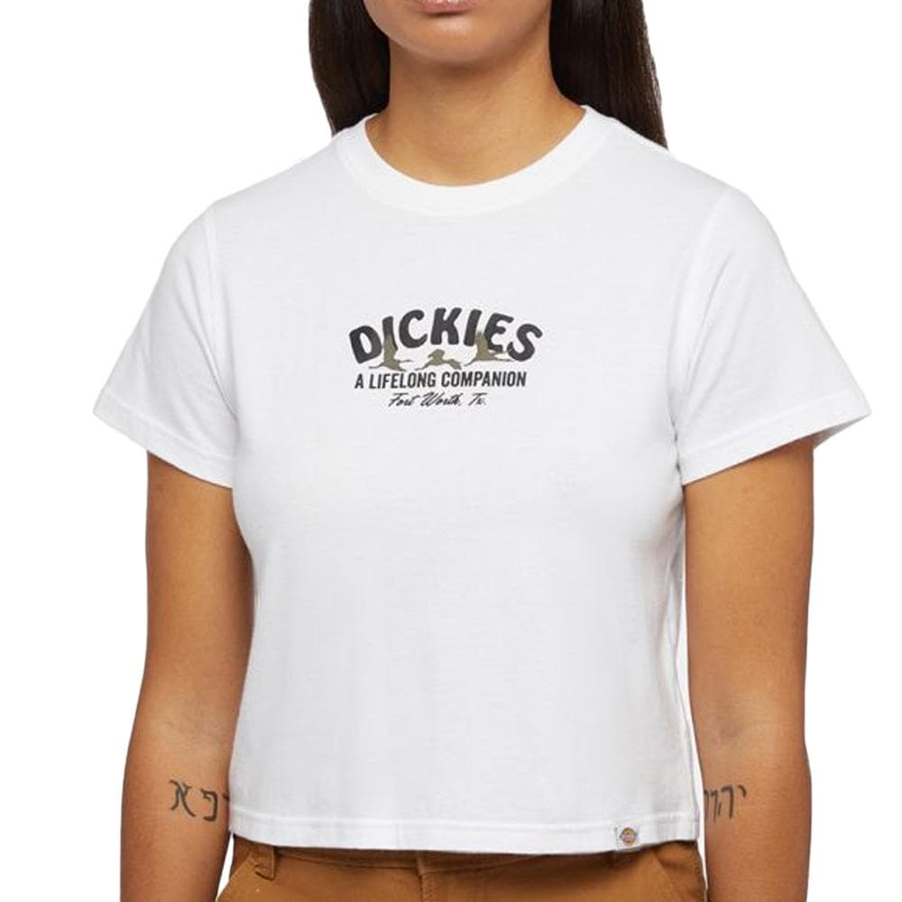 T-shirt Blanc Femme Dickies Companion 1