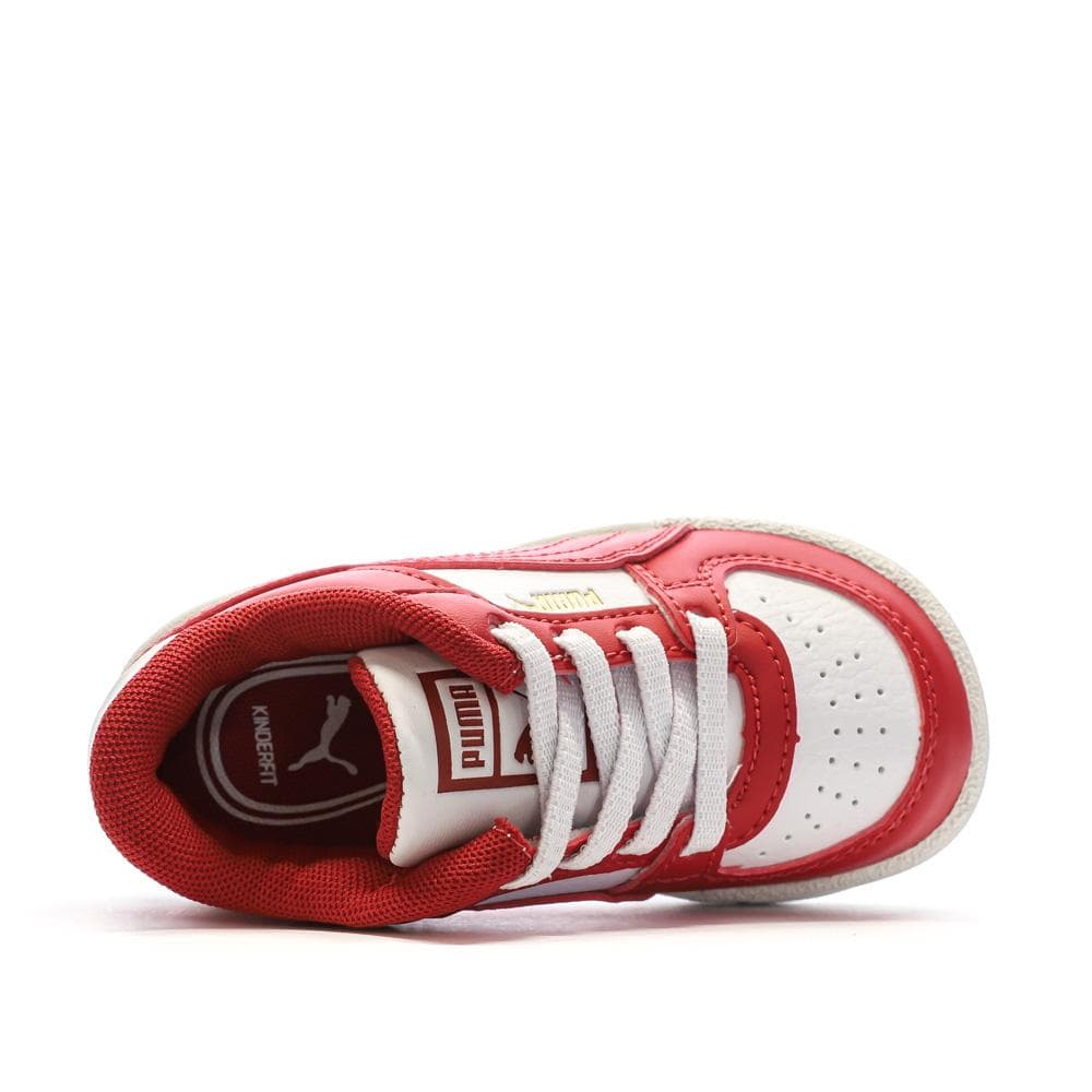 Baskets Blanches/Rouges Garçon Puma Pro Classic 4