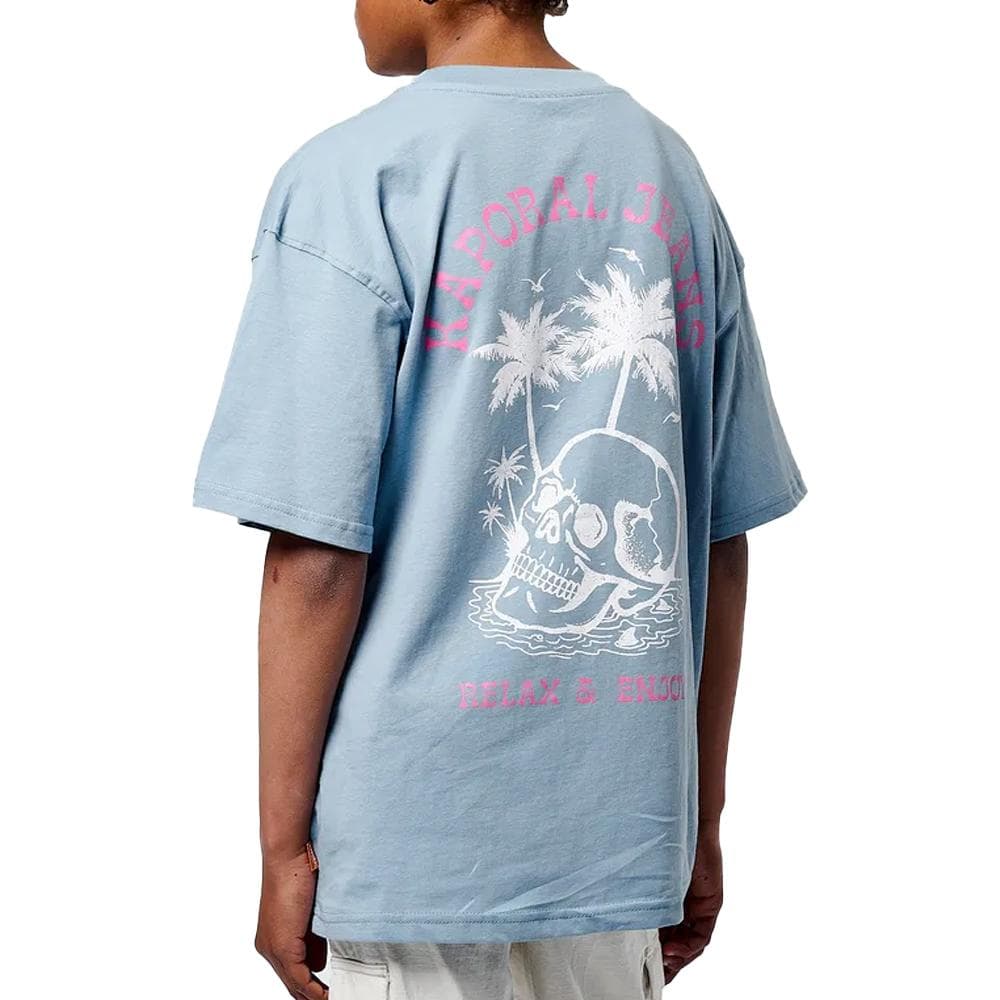 T-Shirt Bleu Garçon Kaporal Omis 2