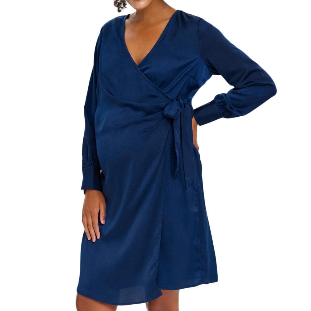 Robe Bleu Femme Vero Moda Maternity Isa 1