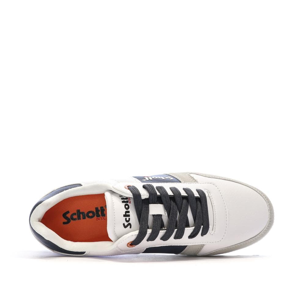 Baskets Blanches Homme Schott Foster 4