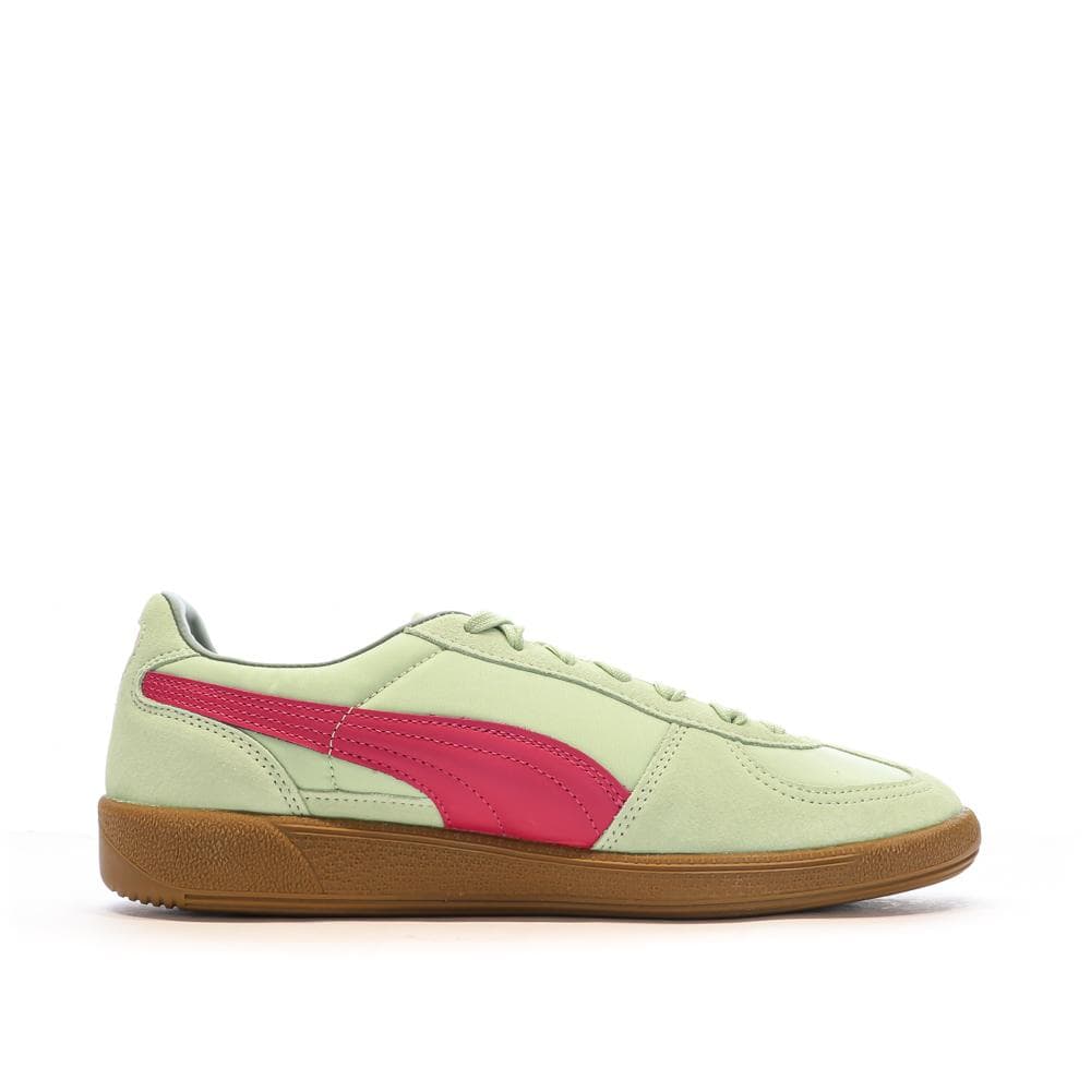 Baskets Verte/Rose Homme Puma Palermo 2
