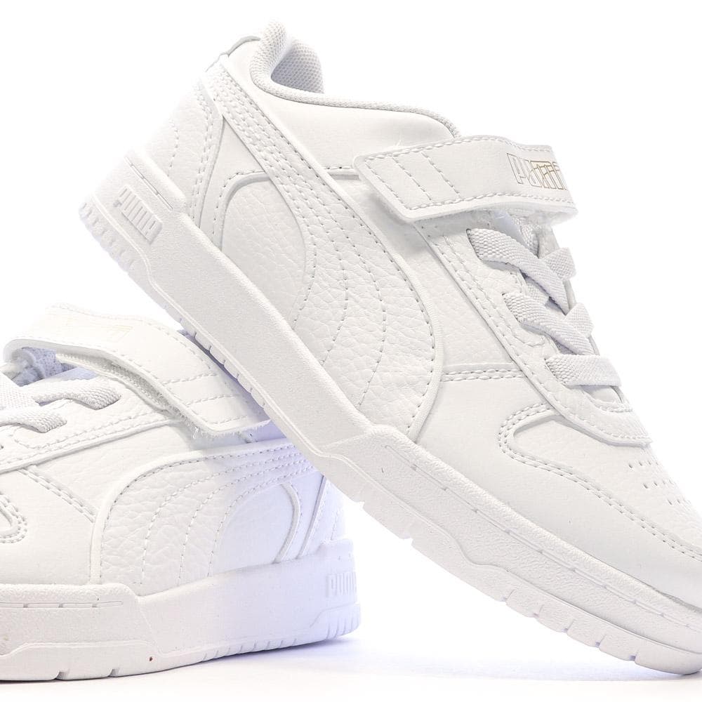 Baskets Blanches Garçon Puma Rbd Game Low 7