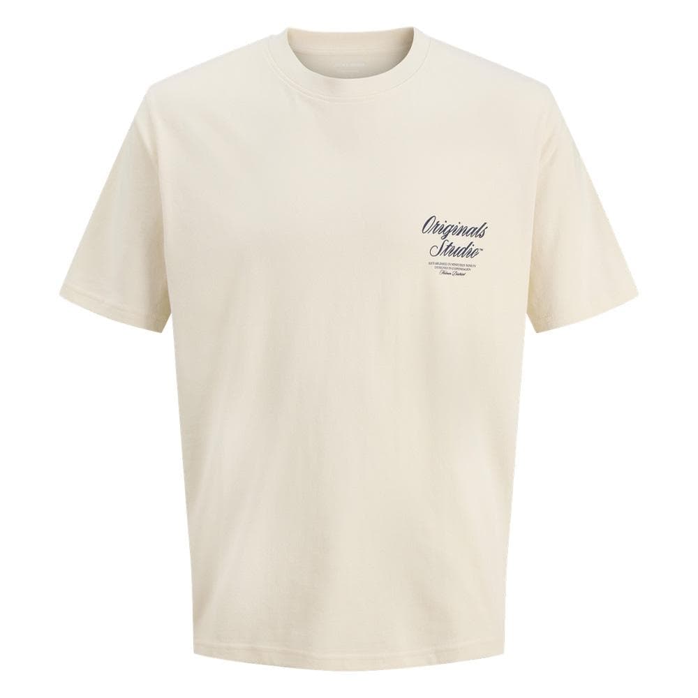 T-Shirt Beige Homme Jack & Jones Norrebro 1