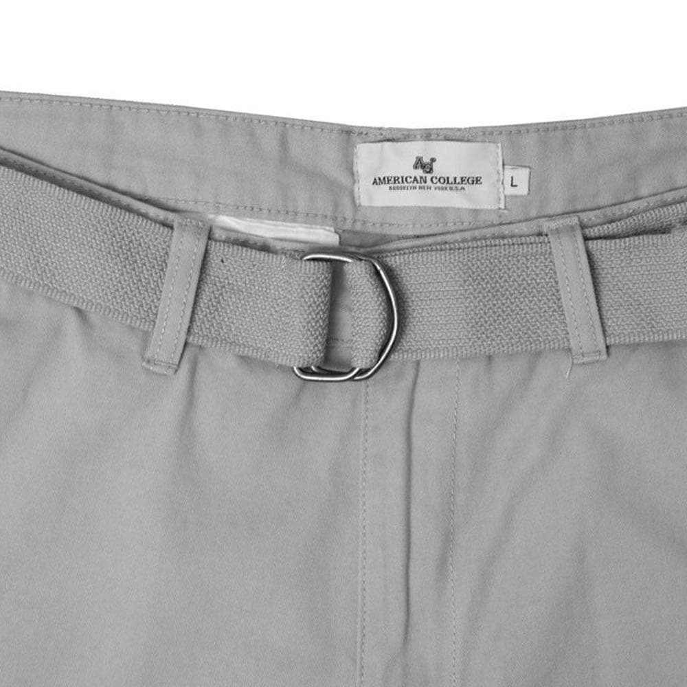 Short Gris Homme American College Chino 3