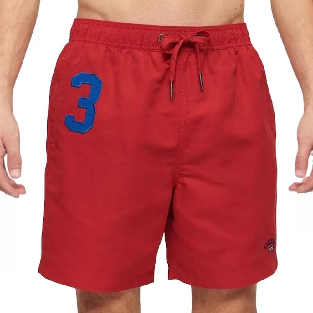 Maillot de bain Rouge Homme Superdry Vintage 1