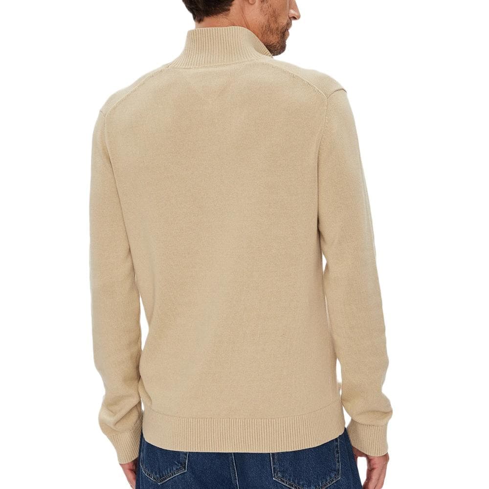 Pull 1/4 Zip Beige Homme Tommy Hilfiger Light 2