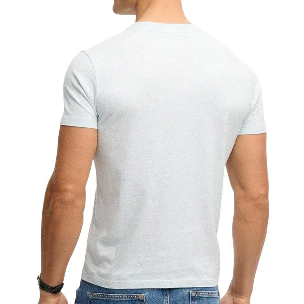 T-shirt Bleu Clair Chiné Homme Superdry Vintage LogoR6Ts 2