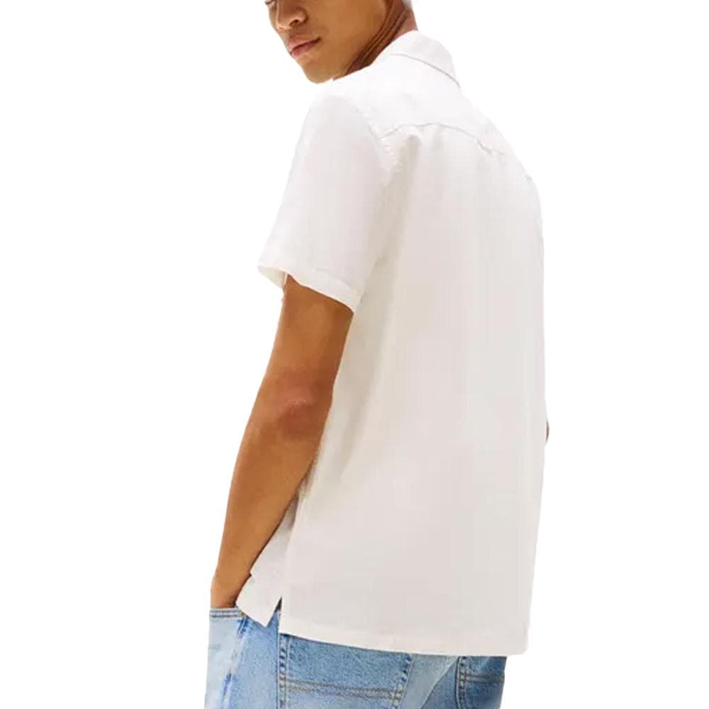 Chemisette Blanche Homme Tommy Hilfiger Linen Blend Camp-aruba 2