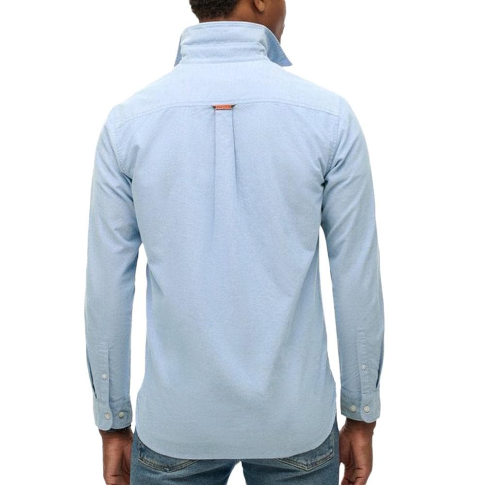 Chemise Bleu Homme Superdry Oxford 2