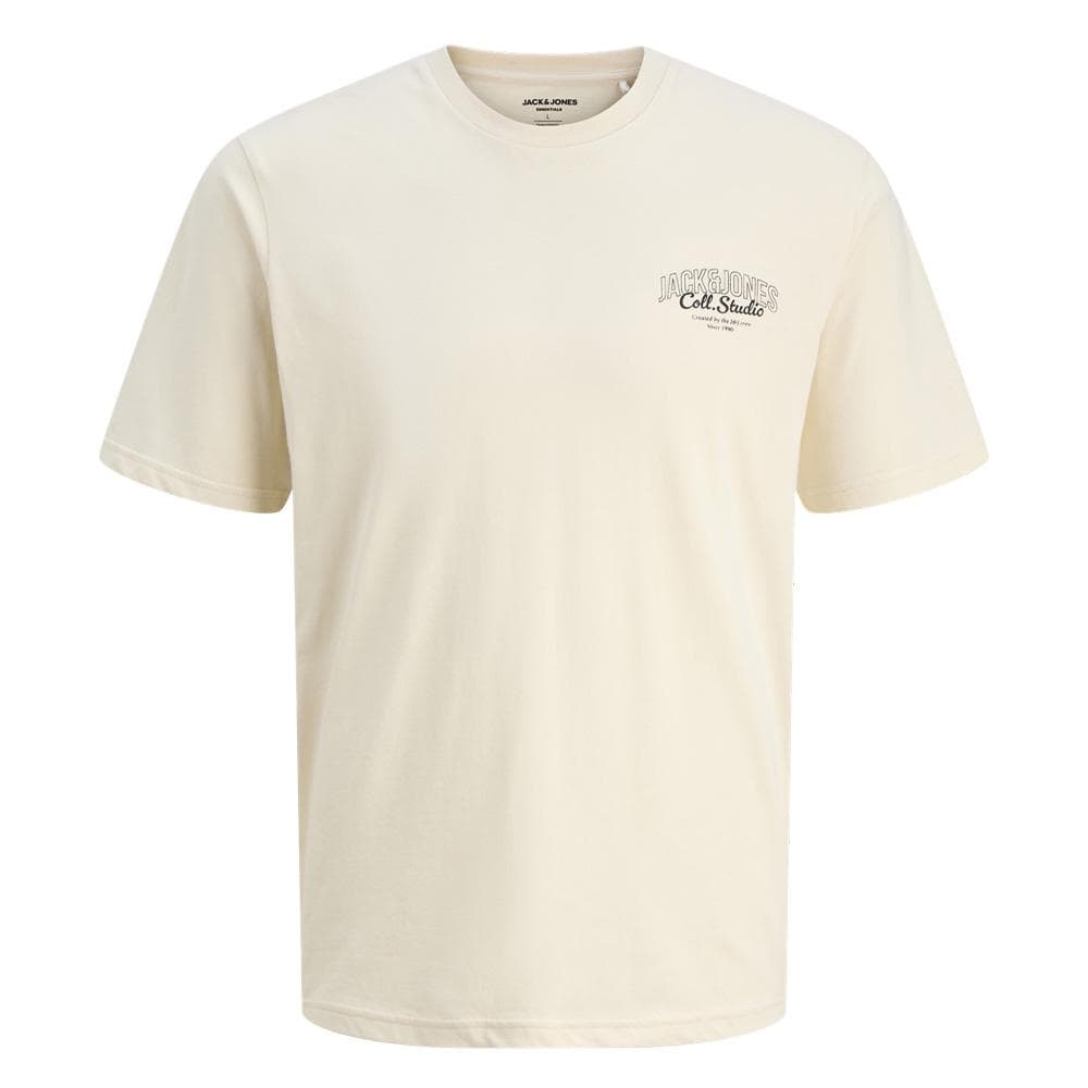 T-Shirt Beige Homme Jack & Jone Koto 1