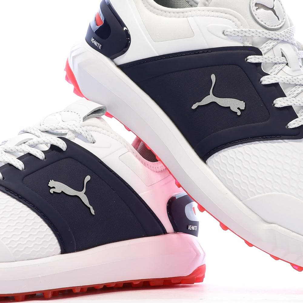 Chaussures de Golf Blanc/Marine Homme Puma Ignite Elevate 7