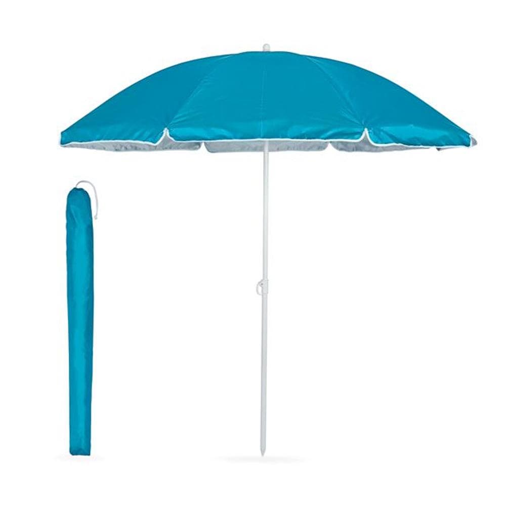 Parasol de plage Turquoise/Rose/Bleu 140cm 2
