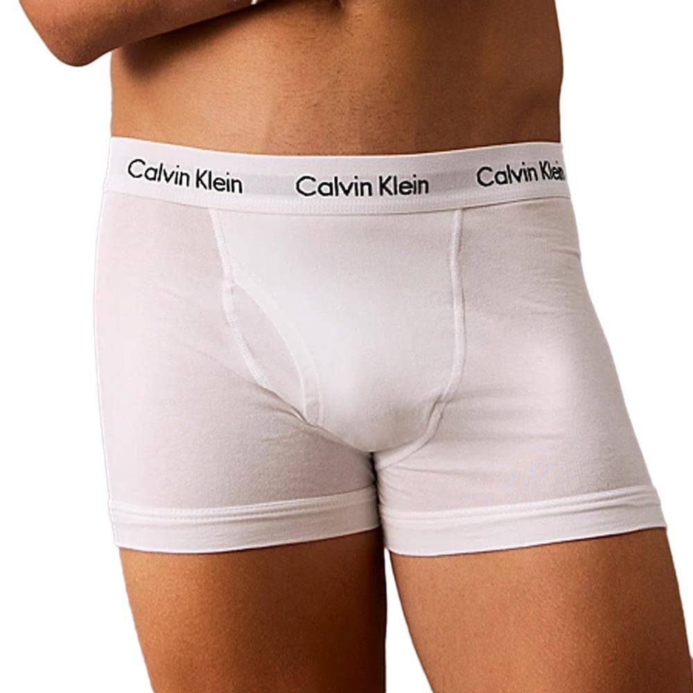 x3 Boxers Noir/Gris/Blanc Homme Calvin Klein Relaxed Fit Trunk 2