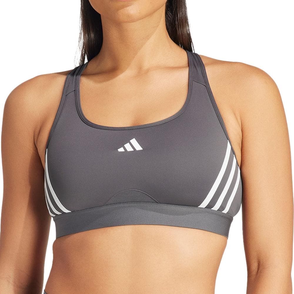 Brassière Gris Femme Adidas Powerimpact Train 1