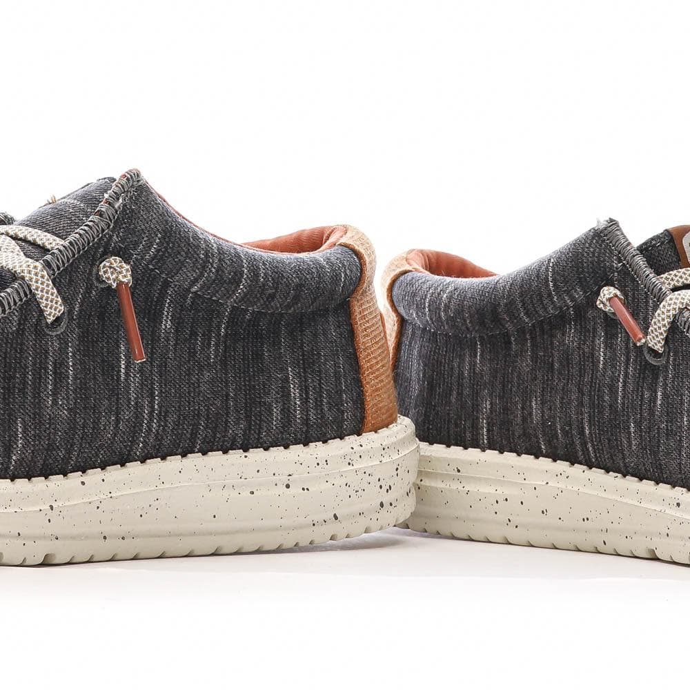 Chaussures Grises Chiné Homme Hey Dude Wally Jersey 7