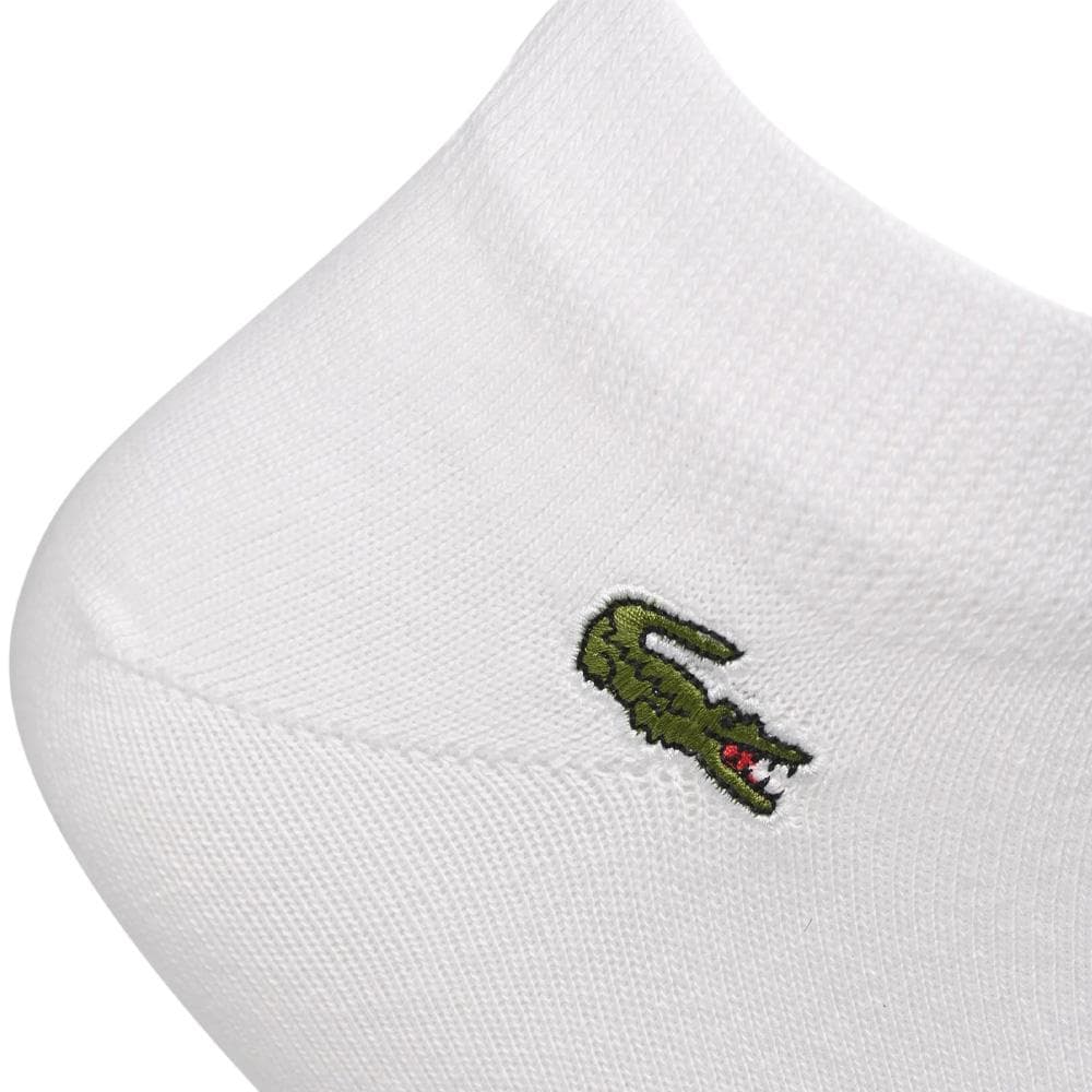 X3 Paires De Chaussettes Blanc Mixte Lacoste RA2917 2