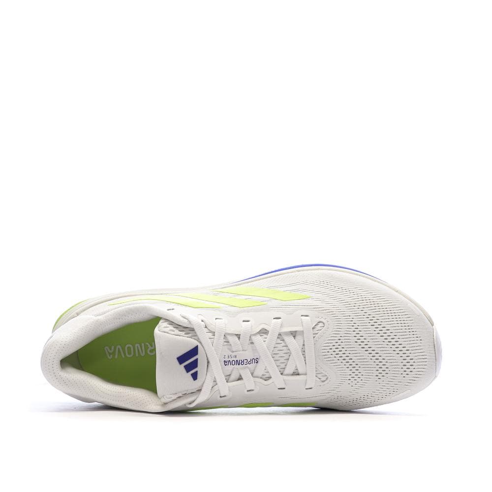 Chaussures de running Blanches/Bleu/Jaune Homme Adidas Supernova Rise 4