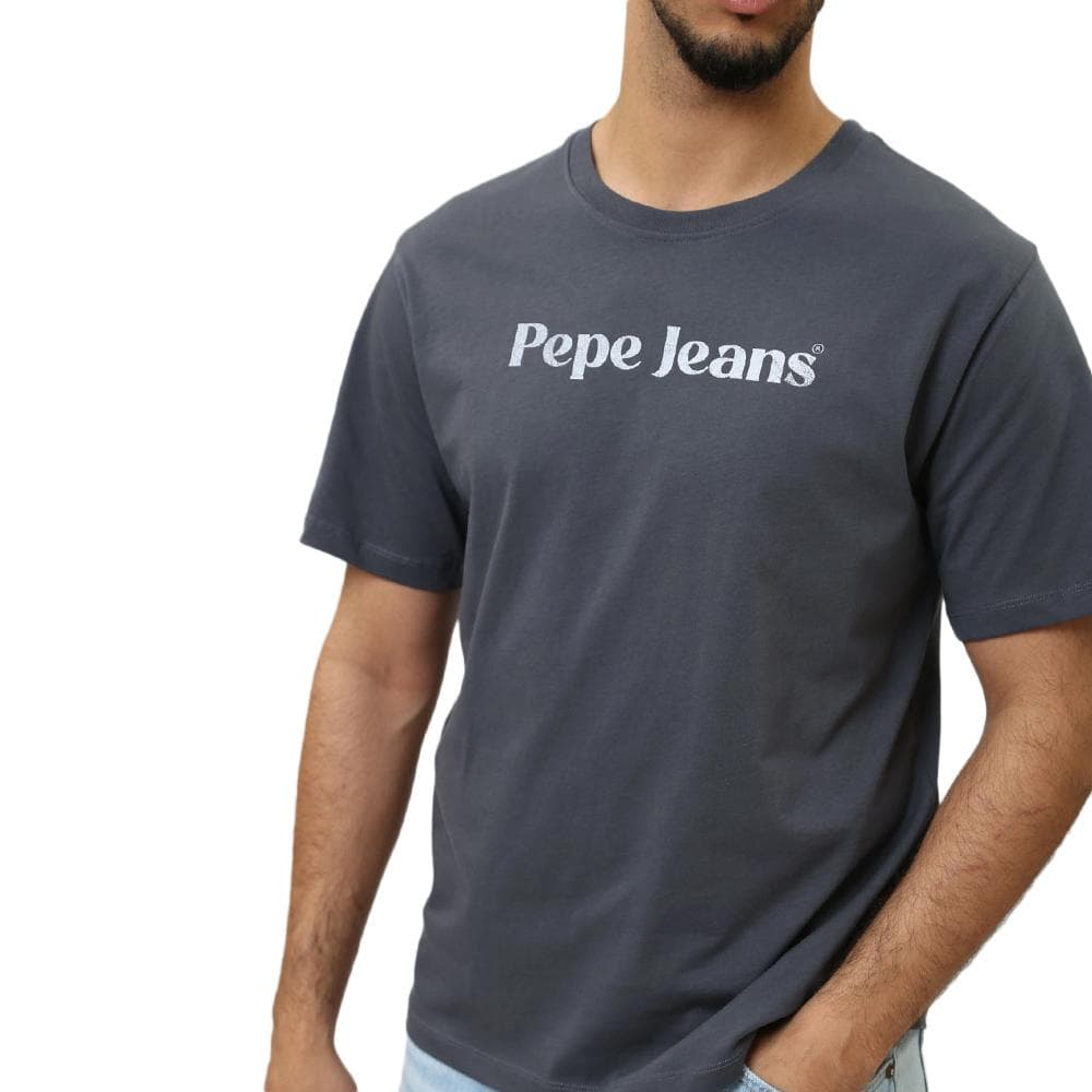 T-shirt Gris Homme Pepe Jeans Clifton 2