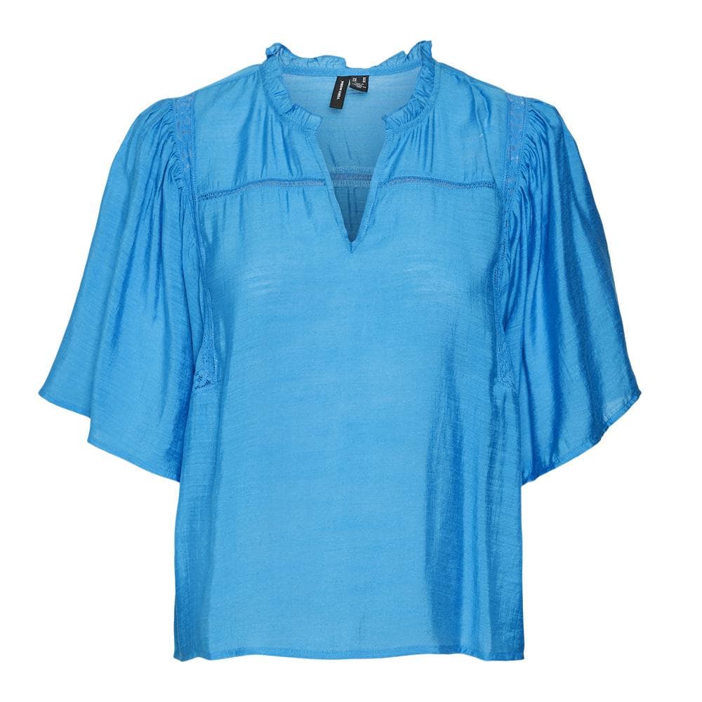 Blouse Bleu Femme Vero Moda Luca 2/4 1