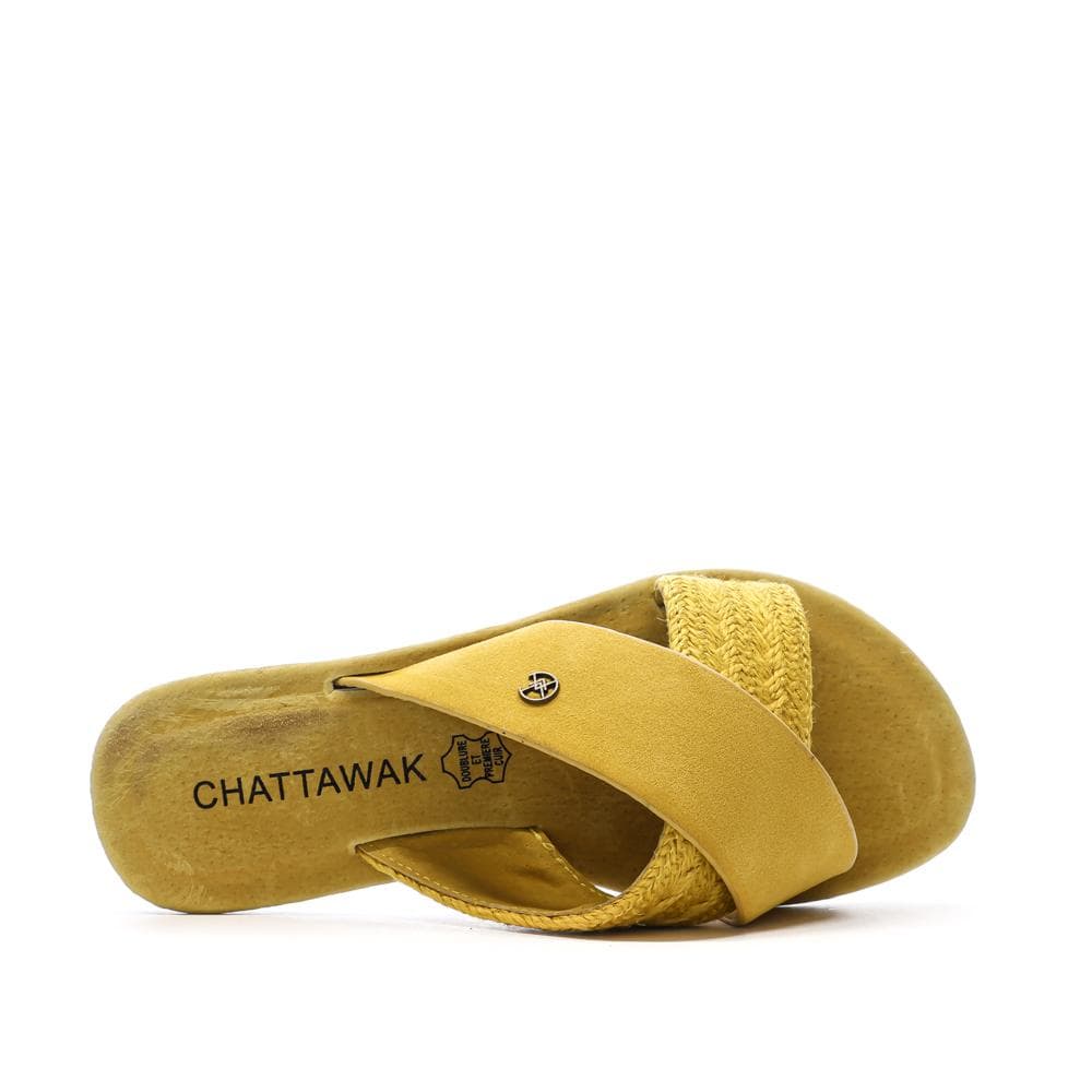 Sandales Jaune Femme Chattawak Dacota 4