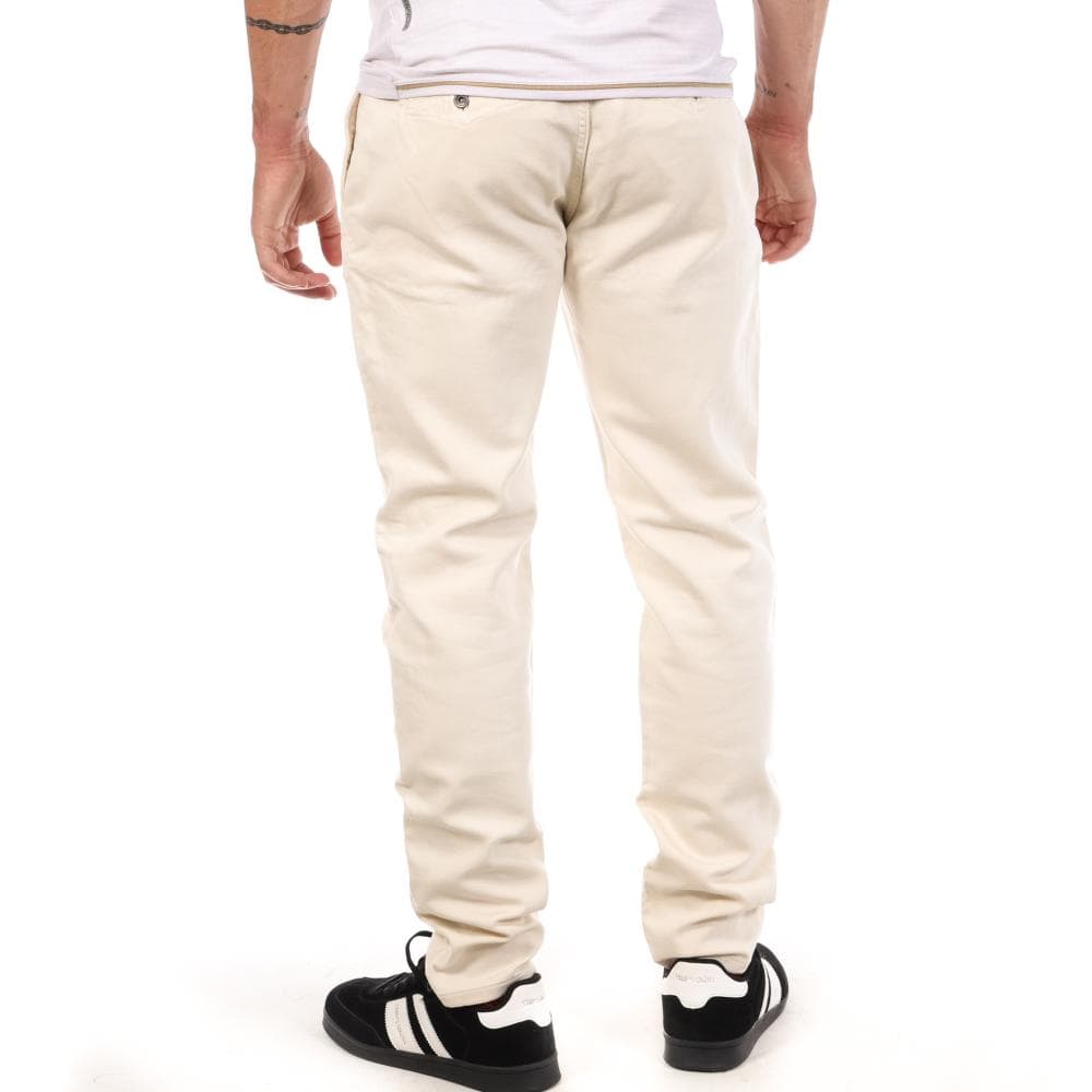 Pantalon toile Beige Homme Freeman T. Porter Gino 2