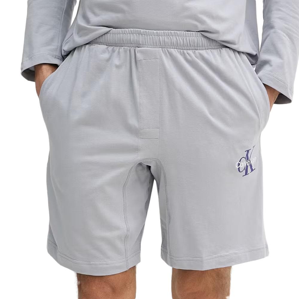 Short Gris Homme Calvin Klein Jeans Monogram Sleep 1