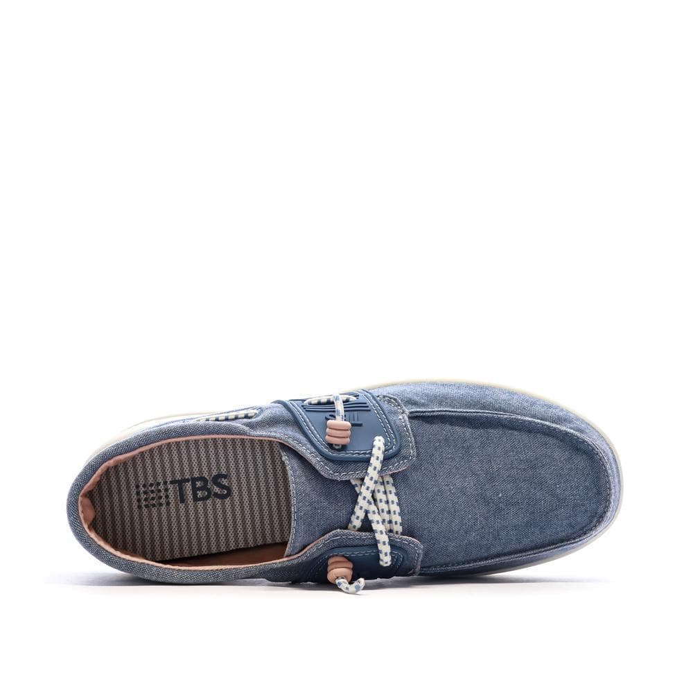 Chaussures bateau Bleu Femme TBS Cotton Canvas Argile 4