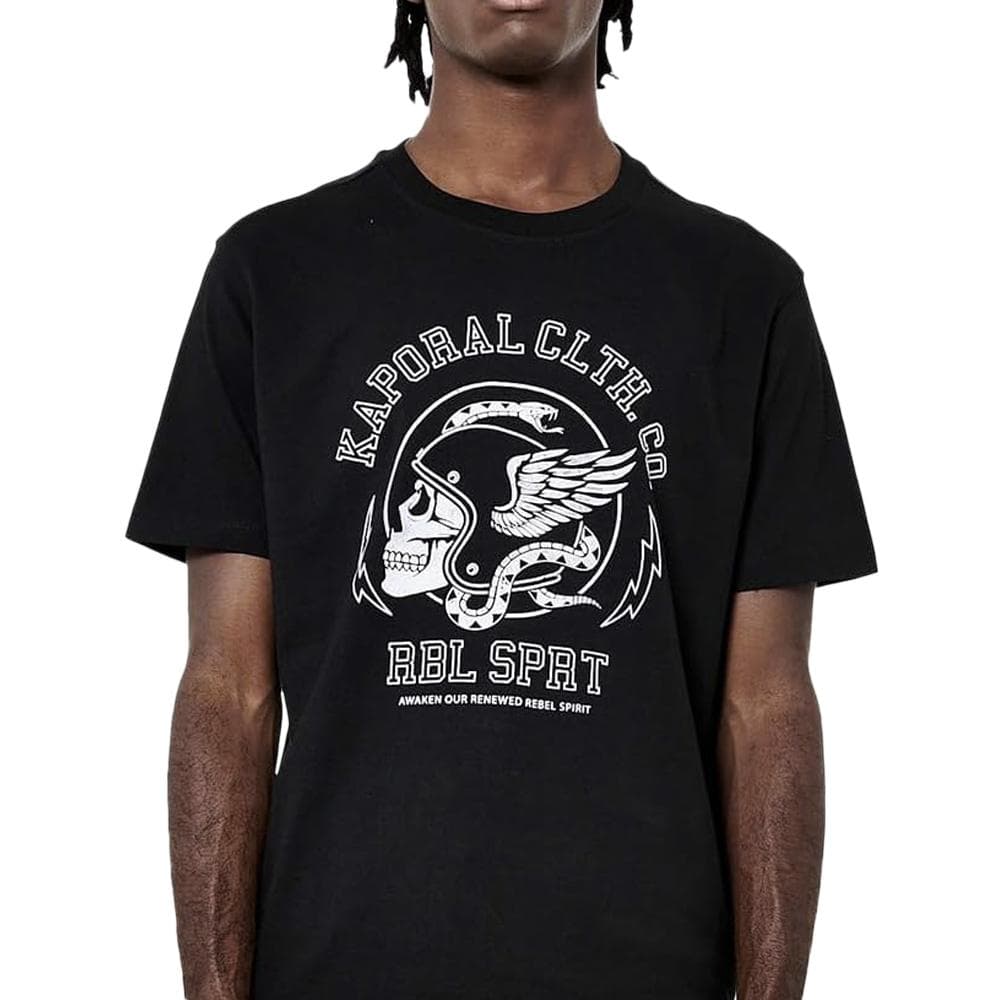 T-Shirt Noir Homme Kaporal CONOR 1