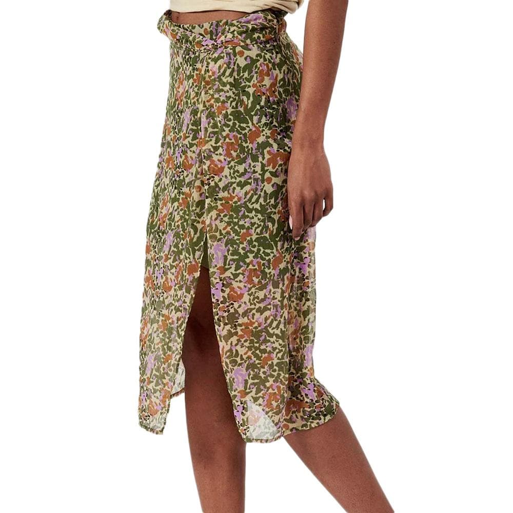 Jupe Longue Kaki Femme Kaporal CARO 1