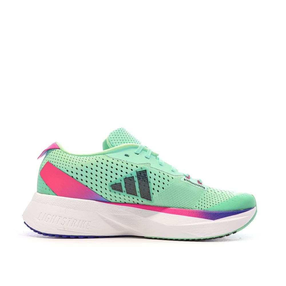 Chaussures de running Vertes/Roses Femme Adidas Adizero 2