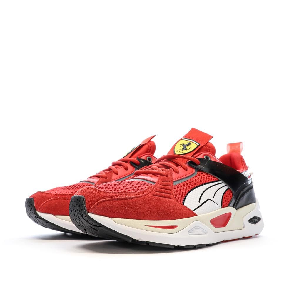 Baskets Rouge Homme Puma Ferrari Blaze Rosso Corsa 6