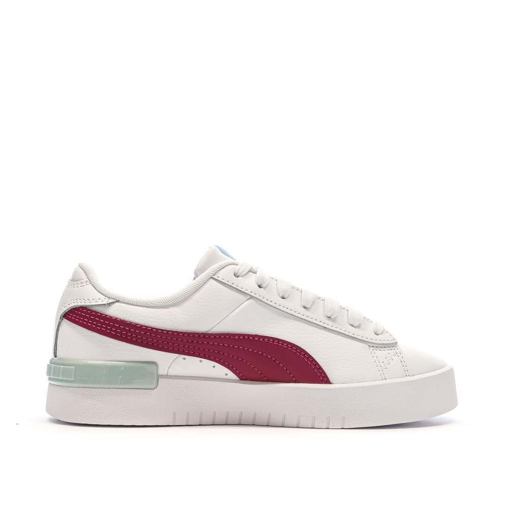 Baskets Blanches/Bordeaux Fille Puma Jada 381990-02 2