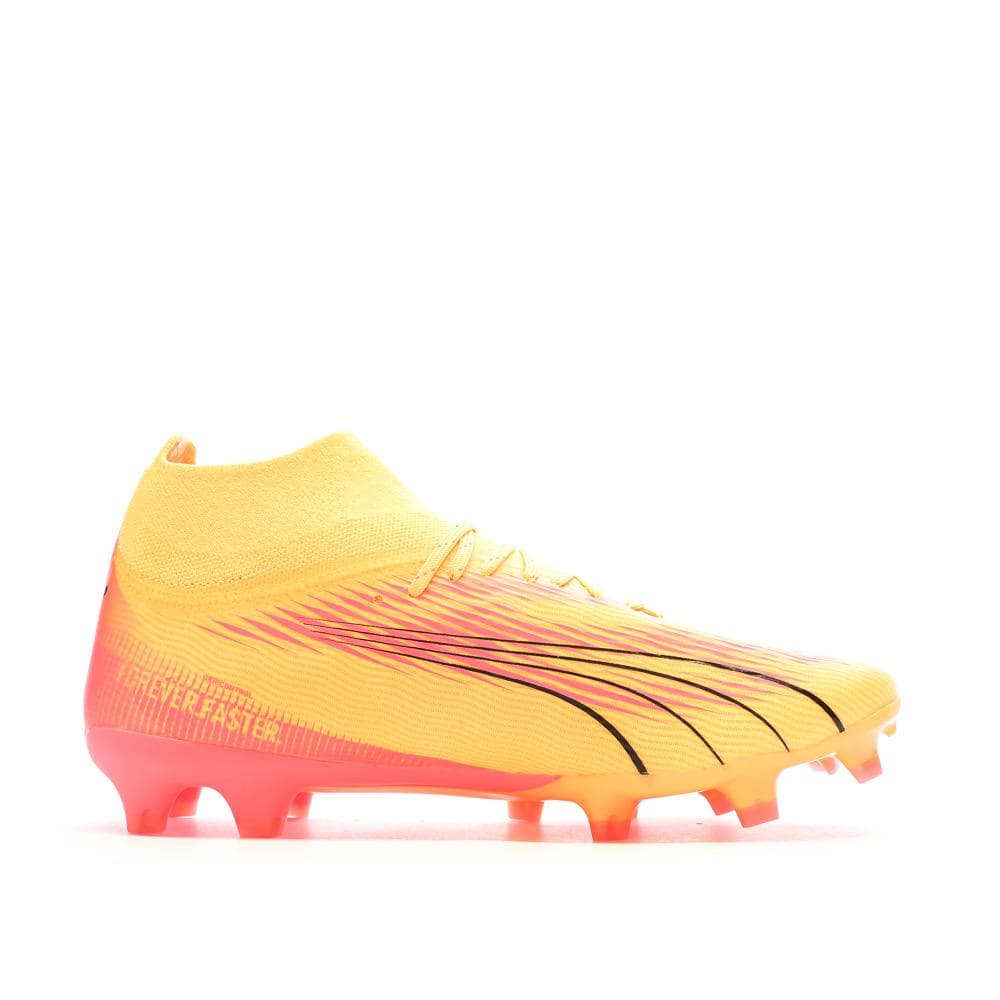 Chaussures de Football Orange, Noir Homme Puma Ultra Pro 2