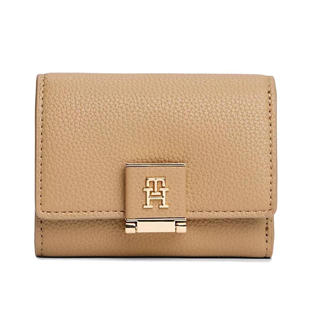 Portefeuille Camel Femme Tommy Hilfiger Trifold Walle 1