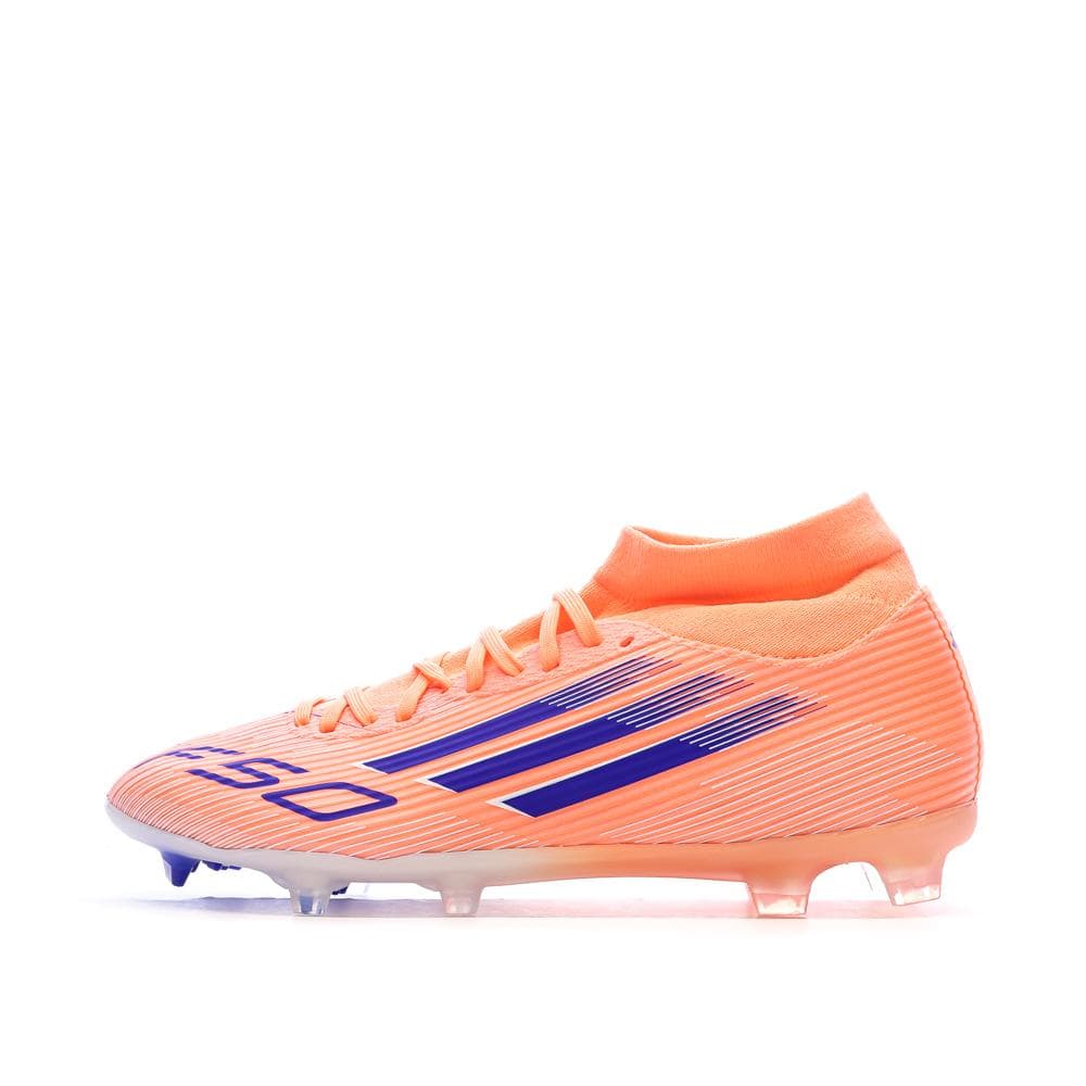 Chaussures de Foot Orange Adidas F50 League Mid FG/MG 1