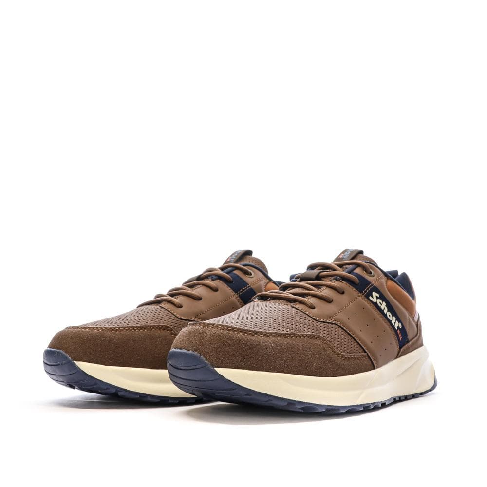Baskets Marron Homme Schott Fugio Cognac 6