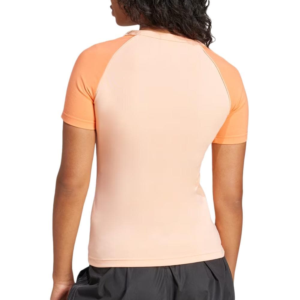 T-shirt Rose Slim Adidas 3 bandes Adicolor 2