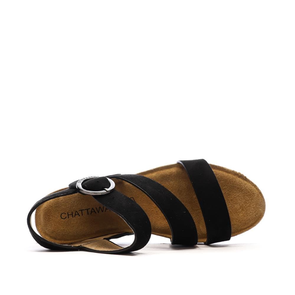 Sandales Noires Femme Chattawak Lilou 4