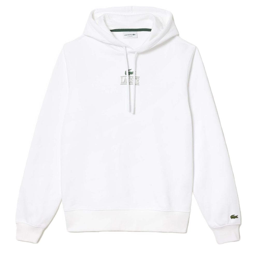 Sweat à Capuche Blanc Homme Lacoste SH5643 2