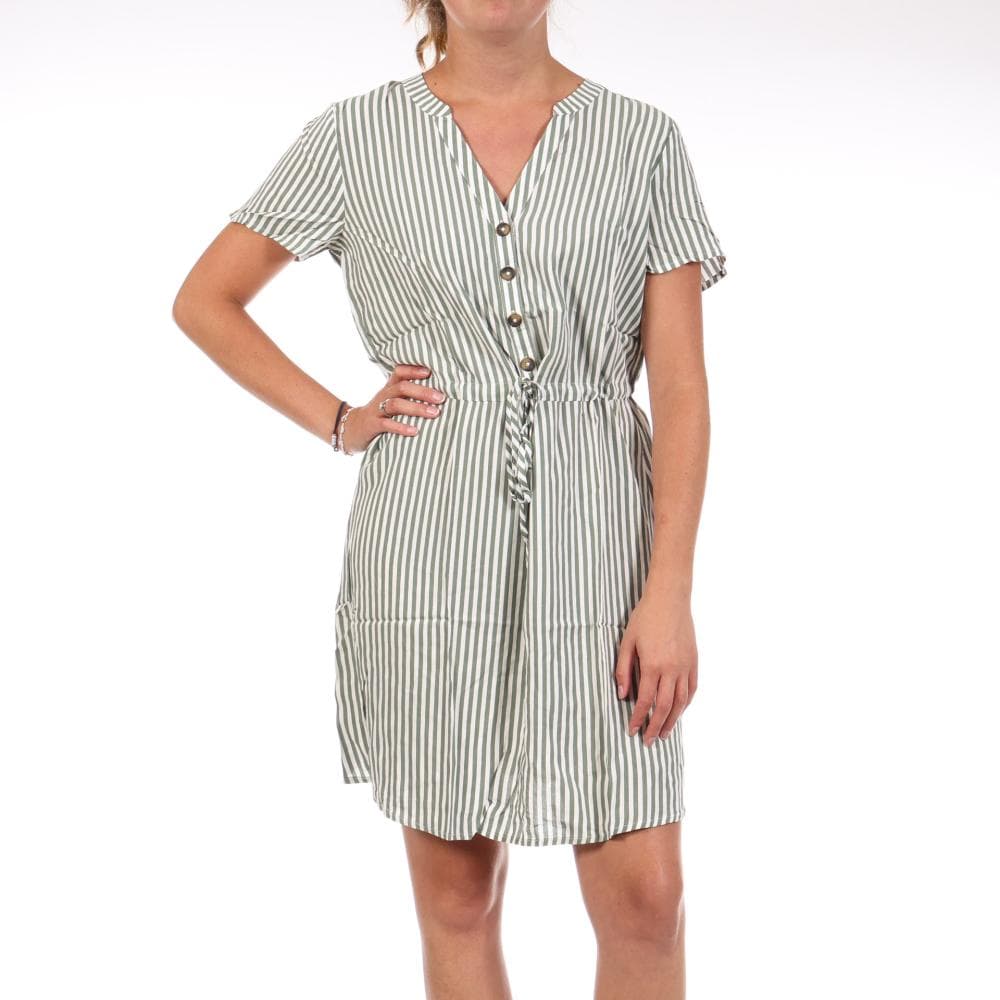 Robe Rayure Vert/Blanc Femme JDY Life 1